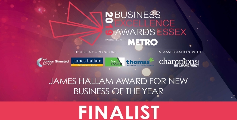 Finalist for 'New Business of the Year 2019'